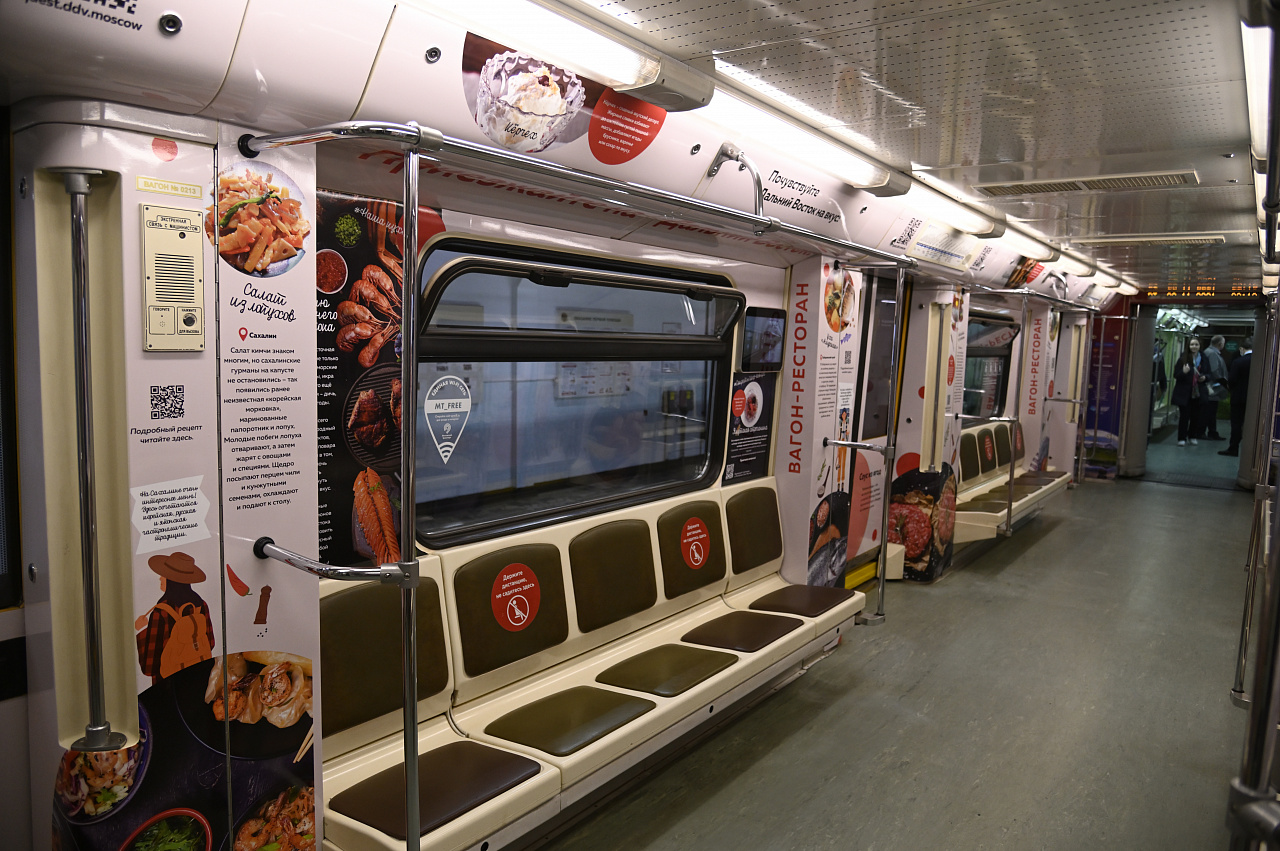 Рецепты дальневосточной кухни и туристические видеоролики стали настоящими хитами «Дальневосточного экспресса», курсирующего в московском метро
